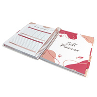 Logo imprimé personnalisé Spirale Objectif Agenda Quotidien Cahier Journal Planificateur Avec Boîte