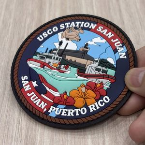 High Quality Custom 3D PVC Rubber <b>Badge</b> Irregular Soft PVC Patch Silicone Patches Iron on Backing for Clothing - Product Image 2