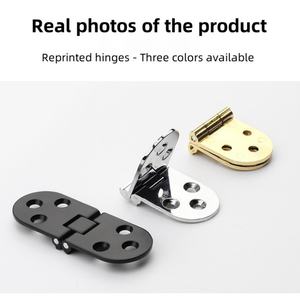 Charnière de porte de <span class=keywords><strong>table</strong></span> pliante moderne en acier inoxydable Charnière de meubles en alliage de zinc à rabat pivotant à 110 degrés Meubles de 35mm - Product Image 3