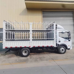 รถบรรทุกขนาดเล็ก Dongfeng 4x2เครื่องยนต์ดีเซลรถบรรทุกขนาดเล็กกล่องรั้วขนส่ง<span class=keywords><strong>5</strong></span>ตันหมูผักแกะ - Product Image 2