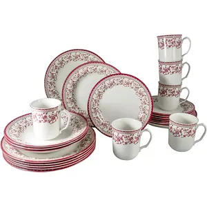 16 Stukken Collectie Royal Porseleinen Mok Keramische Servies Bone China Diner Set Porselein Servies Sets
