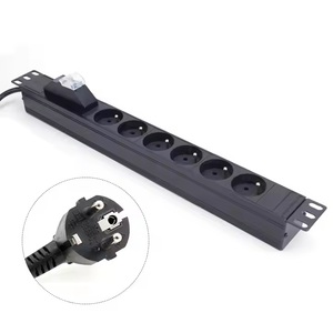Cơ bản PDU 1U 19 "C13 C19 Đức UK USA phổ 6 8 10 20 cách Phân phối điện đơn vị máy chủ Rack Tủ núi PDU - Product Image 2