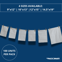 Sac d'expédition en plastique épais de 60 microns, enveloppe polyvalente autocollante, sac de coursier durable