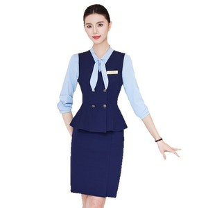Elegant Peplum Vest Dress With Tie Neck For Professional Workwear Commuting To Work Anti Wrinkle Woven Fabric - Product Image 5