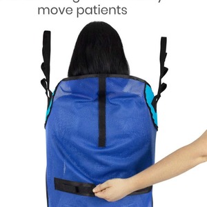 Eslinga de elevación para máquina de transferencia de pacientes, de poliéster, con accesorios de acero inoxidable, longitud de ojo de 12 pulgadas, estilo sin fin - Product Image 2