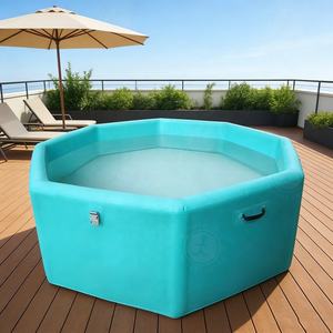 Piscine gonflable pliable pour jardin extérieur, durable, avec technologie Drop-Stitch, Piscina Inflable pour balcon - Product Image 1