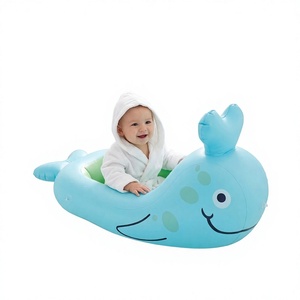 <span class=keywords><strong>Baignoire</strong></span> <span class=keywords><strong>gonflable</strong></span> portable en forme de <span class=keywords><strong>baleine</strong></span> bleue avec auvent pour enfants, idéale pour la piscine - Product Image 4