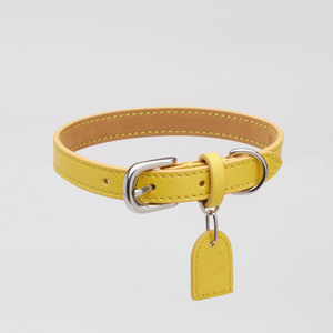Correa ajustable para Collar de perro, de lujo, clásica, vegana, de cuero genuino - Product Image 2