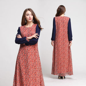 Meilleure vente grande taille Baju Jubah vêtements traditionnels Robe musulmane pour femmes - Product Image 1
