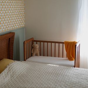 Cunas funcionales de madera Vintage para bebé niña, cuna ajustable de madera Natural para bebé para Hotel en casa - Product Image 4