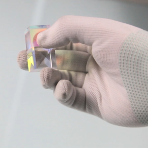 맞춤형 레인보우 K9 유리 큐브 프리즘 광학 코팅 복합 컬러 빔 스플리터 장식용 굴절 프리즘 - Product Image 5