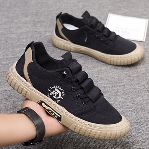 รองเท้าผ้าใบผู้ชายหนังแท้ พื้น TPU กันลื่น ใส่สบาย แฟชั่นใหม่ ทันสมัย ยอดนิยม สำหรับฤดูใบไม้ผลิและฤดูหนาว - Product Image 2