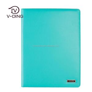 Cartelle di presentazione in pelle per ufficio A4 personalizza LOGO borsa portadocumenti moderna personalizzabile in formato A4 raccoglitore ad anelli in pelle <span class=keywords><strong>Pu</strong></span> CN;GUA - Product Image 3