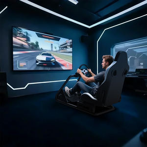 Cabina de Simulación de Carreras G29 con Asiento de Carreras Ajustable en Idioma Inglés para Centros de Juegos y Entretenimiento - Product Image 6