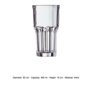 Verre en granit trempé Atlo 46 cl empilable Arcoroc H 16 cm Ø 8,5 cm - Product Image 3
