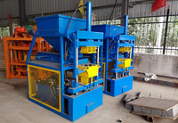 Presse hydraulique entièrement automatique machine de fabrication de briques à emboîtement du sol convoyeur mélangeur et concasseur équipement d'écran