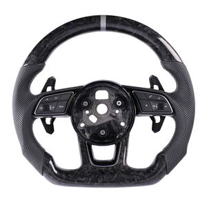 Volante Completo de Fibra de Carbono Forjado de Calidad OEM para Audi A3 A5 <span class=keywords><strong>A6</strong></span> A7 8v S7 RS7 2016 - Product Image 1