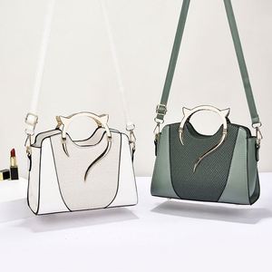 Korean Style Plain Color Crossbody Sling Bags Durable PU Leather Handbag for Lady - Product Image 3