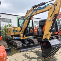 Excavatrice sur chenilles hydraulique Caterpillar 6 tonnes CAT 306E2 d'occasion pour la construction de serres et petits projets de construction à vendre