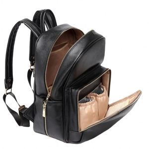 Sac à dos à langer en nylon certifié BSCI avec sangles pour poussette, grande capacité, pour maman, avec matelas à langer et sac de rangement pour bébé - Product Image 1