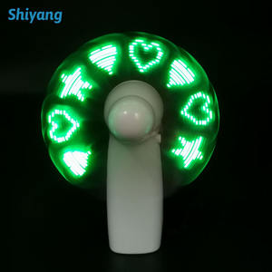 Ventilateur portable led électrique personnalisé, fournitures artisanales, joli, pour message, mariage - Product Image 1