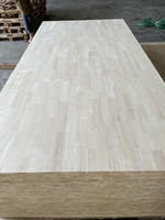Planche en Bois de Caoutchouc Massif 100% Écologique Design Contemporain Qualité Construction Cuisine Chambre Extérieur