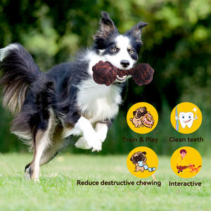 Giocattoli per Cuccioli Set da 4 Giochi da Masticare per Dentizione in Filo di Cotone Naturale Peluche per Cani Giocattoli Carini per Compleanno Animali Domestici - Product Image 6