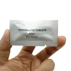 Tabletas de pasta de dientes masticables con hidroxiapatita Tamaño de viaje Sabor a menta Pasta de dientes ecológica - Product Image 5