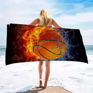 Free Design Custom Beachtowel Beach Towel With Logo Custom Print Fast Shipping Summer Large Beach Towel Microfiber Wholesale