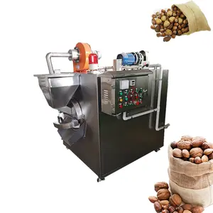 Electric Commercial Groundnut Pistachio Grain Almond Cashew Nuts Corn Dry Fruit Okra Coconut Roaster