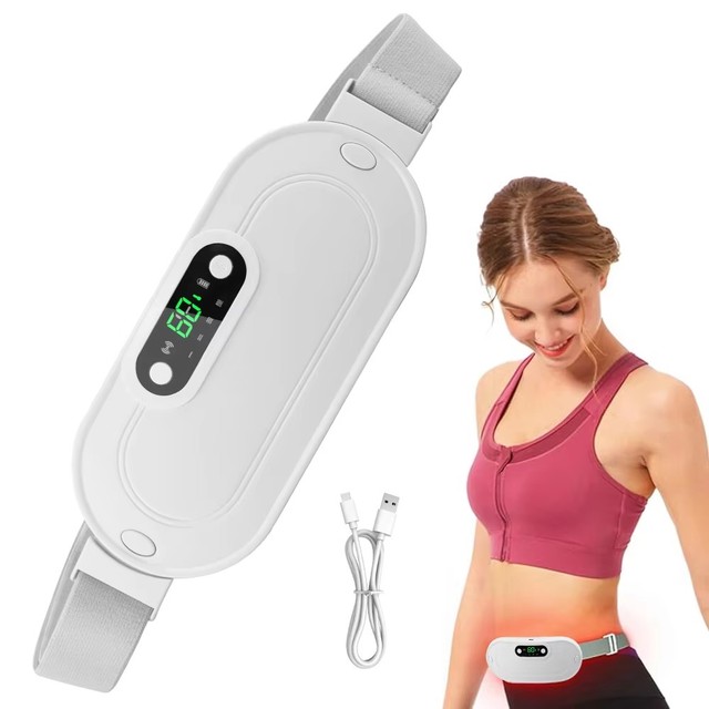 Portable Electric Abdominal Belt Uterine Warmth Massage Device Smart Massager Household Slimming Belt