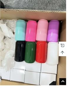 USA Warehouse 50pack Macaron Sublimation16oz Verre Canette <span class=keywords><strong>Verres</strong></span> <span class=keywords><strong>à</strong></span> <span class=keywords><strong>Bière</strong></span> Tasse avec Couvercles Tasse <span class=keywords><strong>à</strong></span> Café avec Straw-116OZSOLID02 en Plastique - Product Image 6
