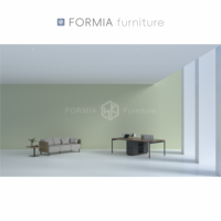 FORMIA Mobilier de bureau moderne Structure en acier et bois Combiné Bureau Personnel Bureau Employé Poste de travail (2 personnes)