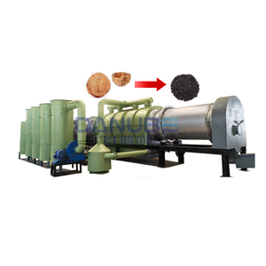 Horno de Carbonización Continuo Ambiental para Cáscaras de Eucalipto y Palma, Máquina de Producción de Carbón - Product Image 1