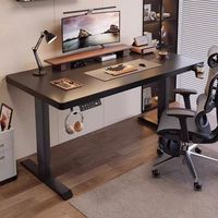 Escritorio Eléctrico de Altura Ajustable, de Alta Capacidad, con Doble Motor, Duradero, Moderno, para Oficina en Casa o Dormitorio, Personalizable