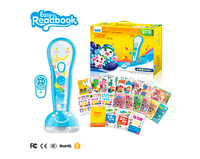 OEM niños preescolar aprendizaje de idiomas OID pluma de lectura de plástico batería de litio Unisex interactivo redondo ABS 3,5mm CN;GUA