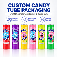 Tube d'emballage alimentaire en aluminium et plastique imprimé sur mesure, haute barrière, facile à presser, 100 ml, bouchon à vis pour bonbons et confitures