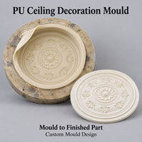 Moule de plafond en résine Tietuo + noyau en élastomère PU C258-G1, résine légère axée sur les moules en mousse PU, support technique