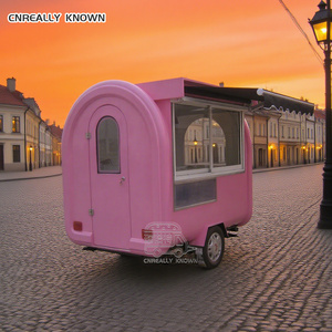 OEM Hot Dog Cart <b>Small</b> With Sink And Fridge Bbq pizza burger Mobile Food Truck Trailer - Product Image 6