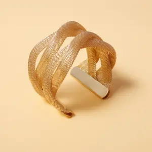 VRIUA Vintage Hollow Wide Cuff Bracelets Bangles for Women Men Statement Gypsy Big Snake Shape Open Bangle Fashion Hand Jewelry