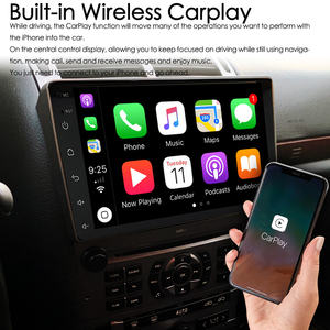 <span class=keywords><strong>Autoradio</strong></span> <span class=keywords><strong>Android</strong></span> 12, 8 Go, 128 Go, pour Peugeot <span class=keywords><strong>407</strong></span>, 2004-2011, Navigation GPS, Écran Tactile, Carplay - Product Image 4