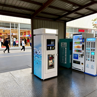 Máquina Expendedora de Agua Automática que Funciona con Monedas con Software SKD, Dispensador de Agua Inteligente de Alta Capacidad para Exteriores con Purificación