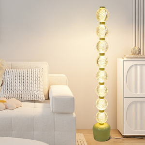 Modern Minimalist Pearl <b>String</b> Standing Floor Lamp Designer for Living Room Dining Room Bedroom Study Showroom Homestay - Product Image 3