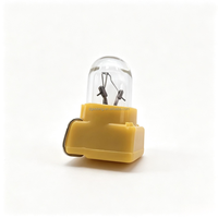 Ampoule de signalisation miniature pour tableau de bord automobile BX8.5d BAX SMD T1.5, montage en surface rectangulaire