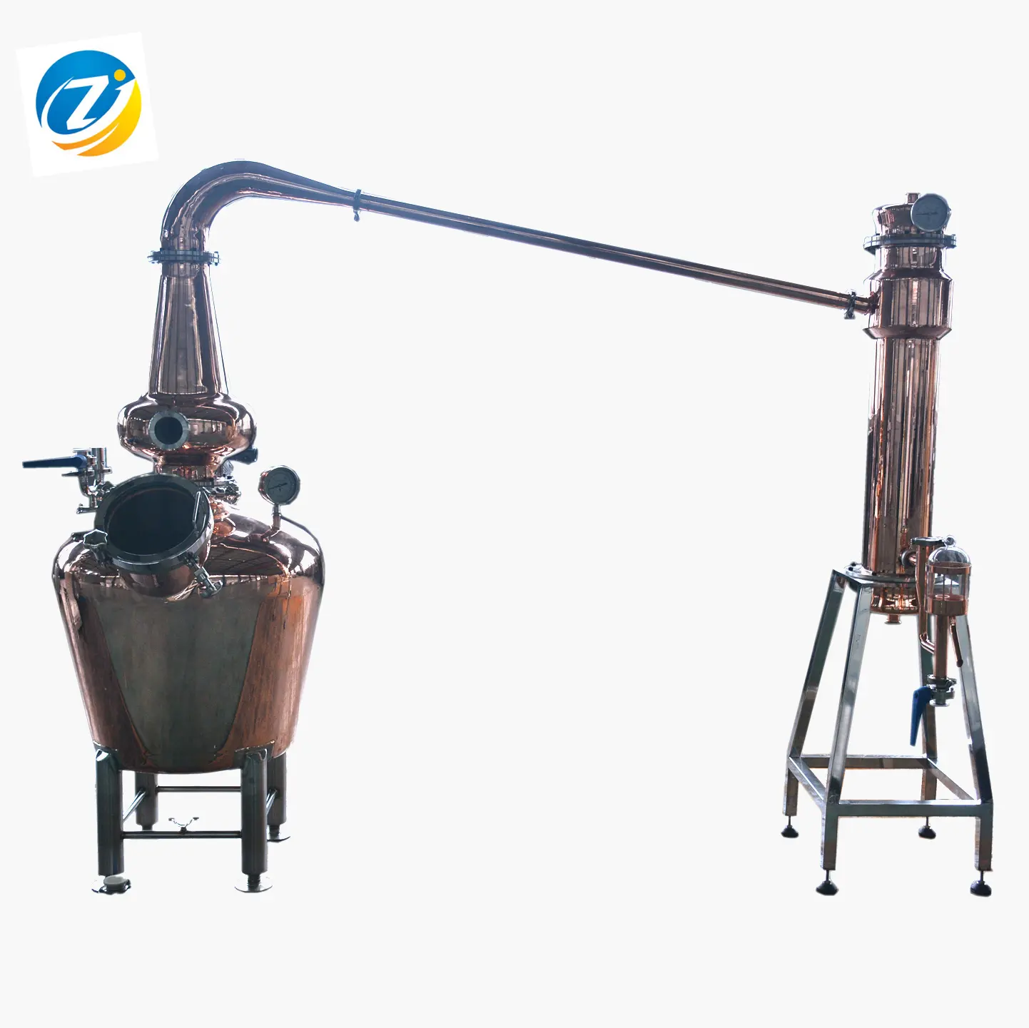 150L small automatic wine making machine /electric alcohol distiller/food spirits alcohol distillation