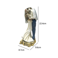 Statue en résine, couleur blanc, Souvenirs des amoureux, décoration de mariage