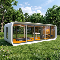 Rumah Kapsul Prefabrikasi untuk Hunian dan Apartemen, Kabin Apple Portabel untuk Rumah dan Kantor, Rumah Prefab Modular