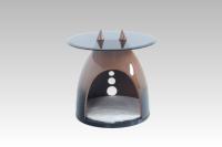 Table basse multifonctionnelle moderne et élégante 2026 en verre trempé FRP, pour salon, maison pour animaux de compagnie, ou nid pour chat