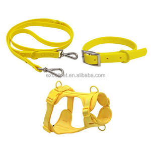 Colorful Waterproof Strong <strong>Cat</strong> Dog Pet PVC Collar Leash <strong>Harness</strong> - Product Image 2
