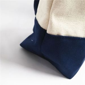 Sac fourre-tout en toile avec poignée à motif de lettres colorées, sac tendance pour l'université et le shopping - Product Image 6